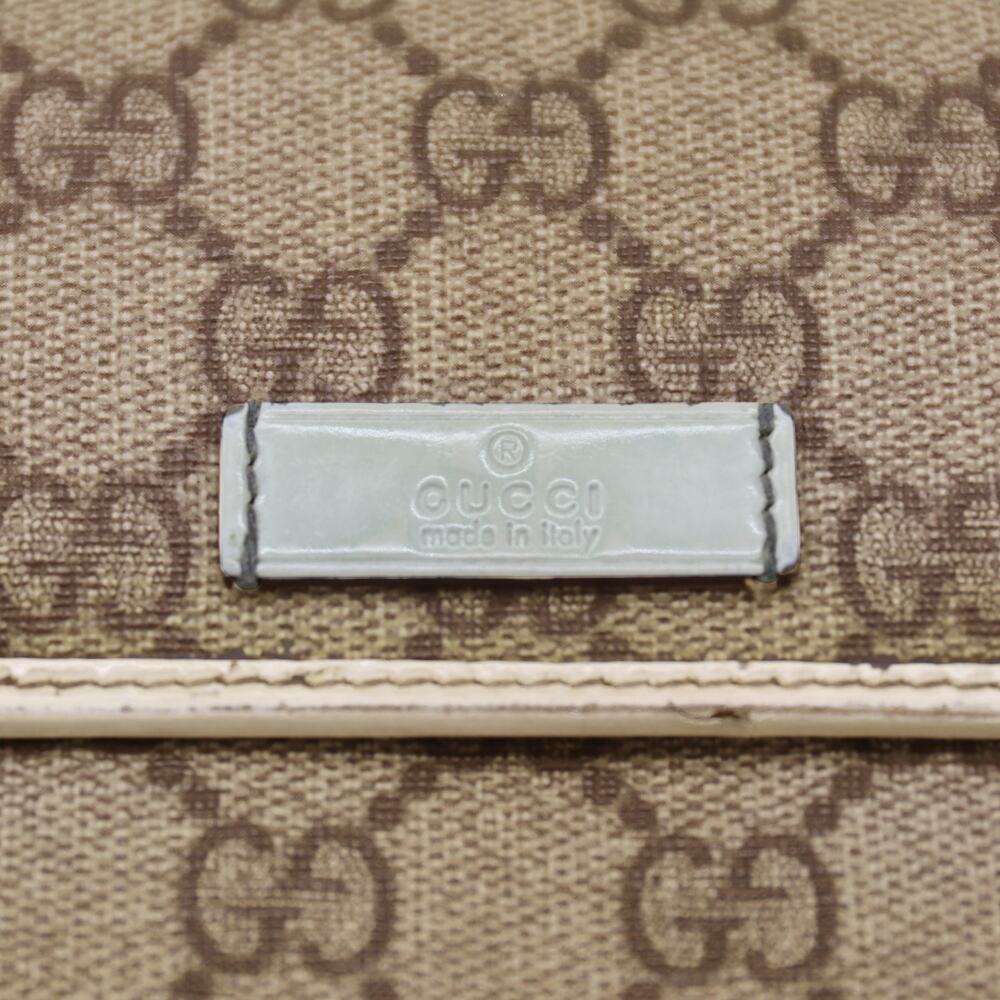 🔴 Gucci Long Wallet - GG Supreme Brown/White - Picture 5 of 7
